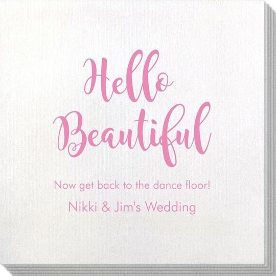 Hello Beautiful Bamboo Luxe Napkins