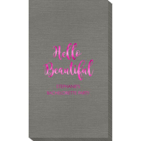 Hello Beautiful Bamboo Luxe Guest Towels