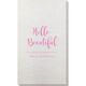 Hello Beautiful Bamboo Luxe Guest Towels Image 1 of 4