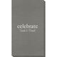 Big Word Celebrate Bamboo Luxe Guest Towels Image 1 of 5