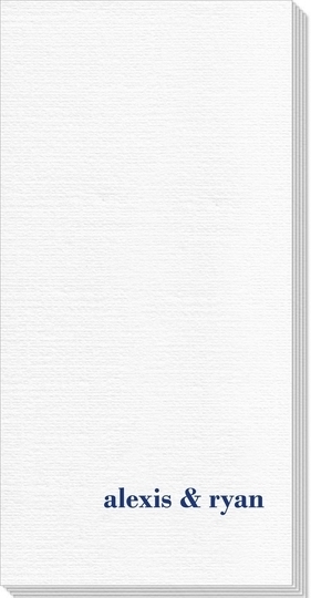 Always Flaunt Your Names Deville Guest Towels