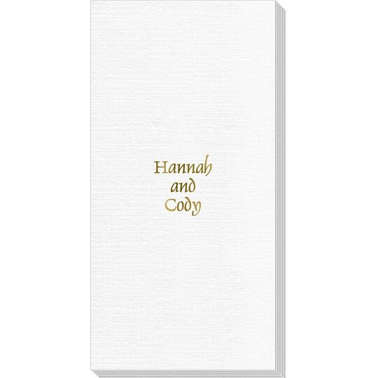 Always Flaunt Your Names Deville Guest Towels
