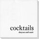 Big Word Cocktails Deville Napkins Image 1 of 4