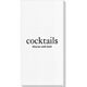 Big Word Cocktails Deville Guest Towels Image 1 of 4