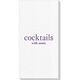 Big Word Cocktails Deville Guest Towels Image 2 of 4