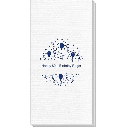 Balloons and Streamers Deville Guest Towels