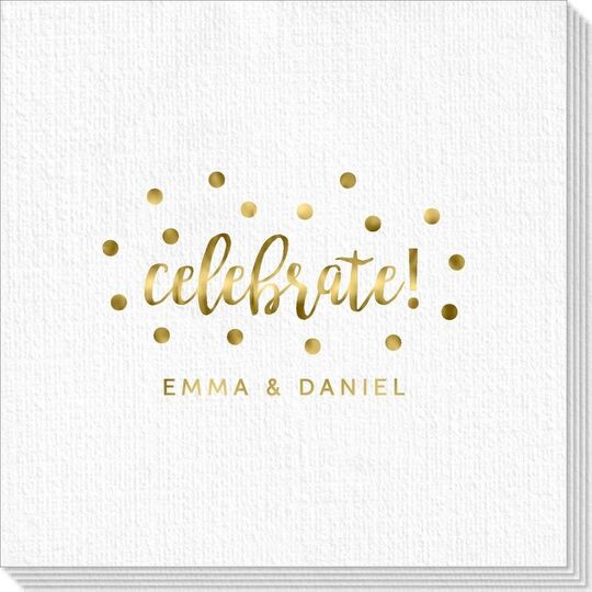 Confetti Dots Celebrate Deville Napkins