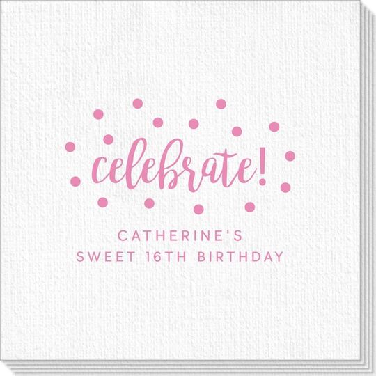 Confetti Dots Celebrate Deville Napkins