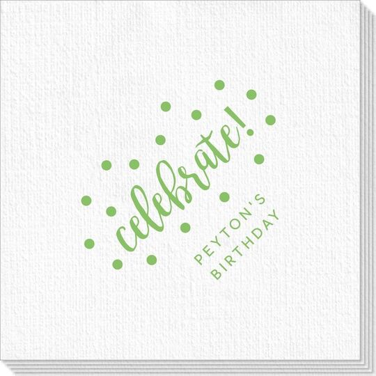 Confetti Dots Celebrate Deville Napkins