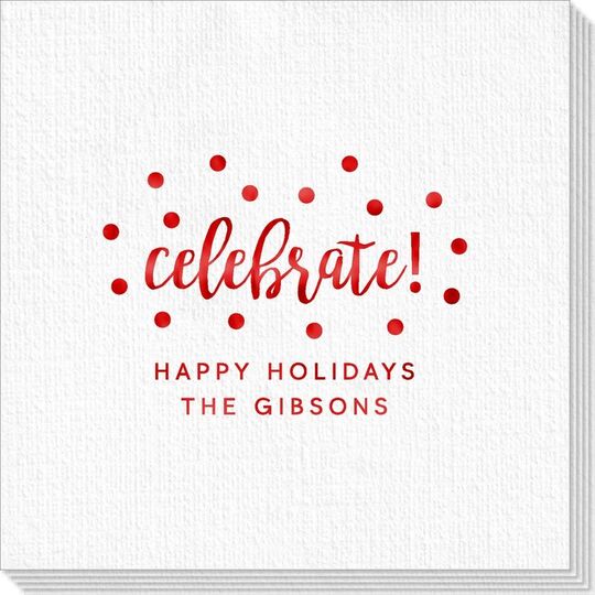 Confetti Dots Celebrate Deville Napkins
