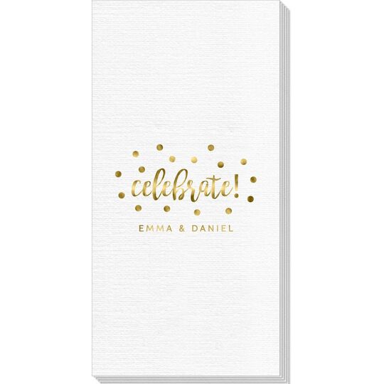 Confetti Dots Celebrate Deville Guest Towels