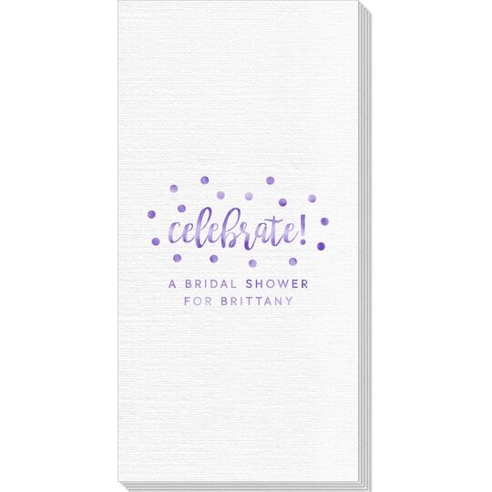 Confetti Dots Celebrate Deville Guest Towels