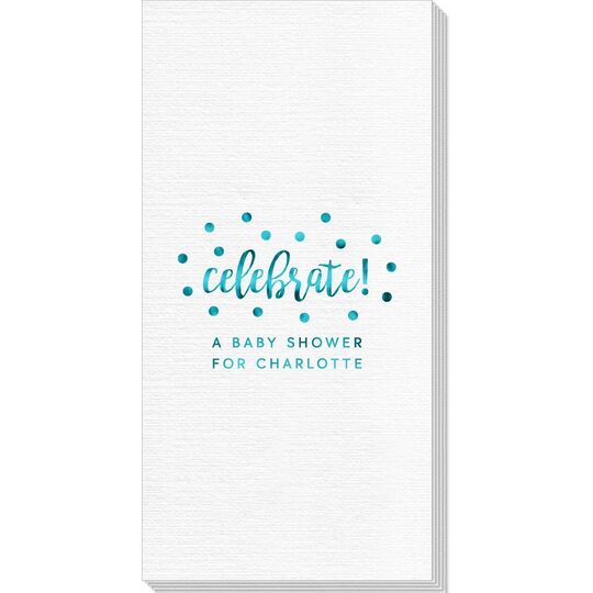 Confetti Dots Celebrate Deville Guest Towels