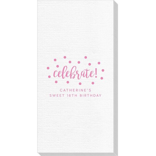 Confetti Dots Celebrate Deville Guest Towels