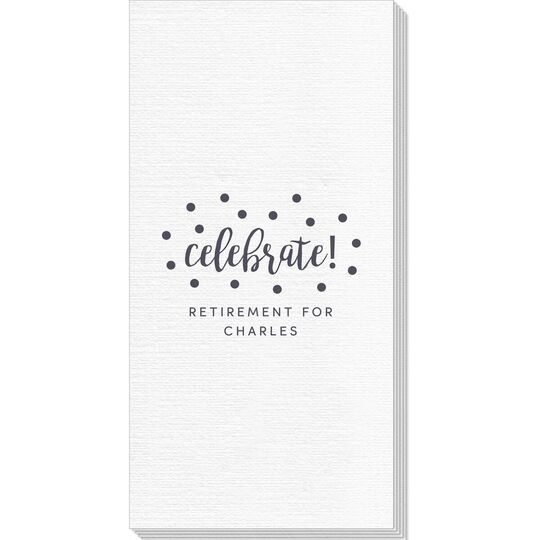 Confetti Dots Celebrate Deville Guest Towels