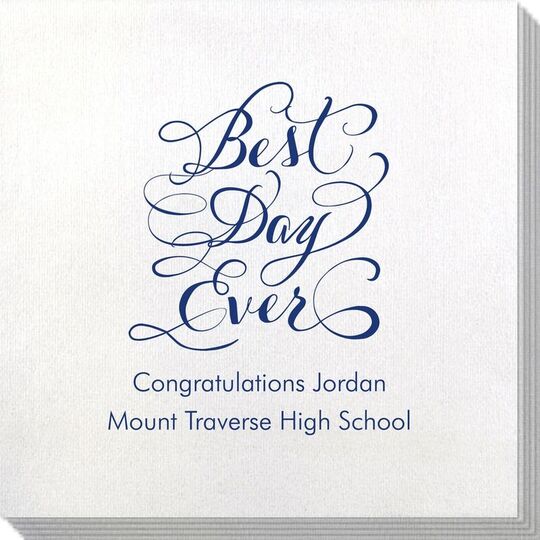 Whimsy Best Day Ever Bamboo Luxe Napkins