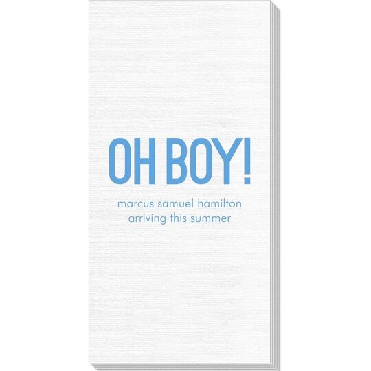 Bold Oh Boy Deville Guest Towels