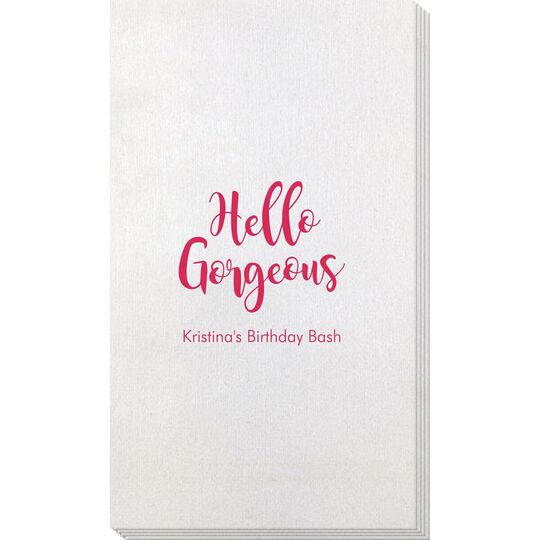 Hello Gorgeous Bamboo Luxe Guest Towels