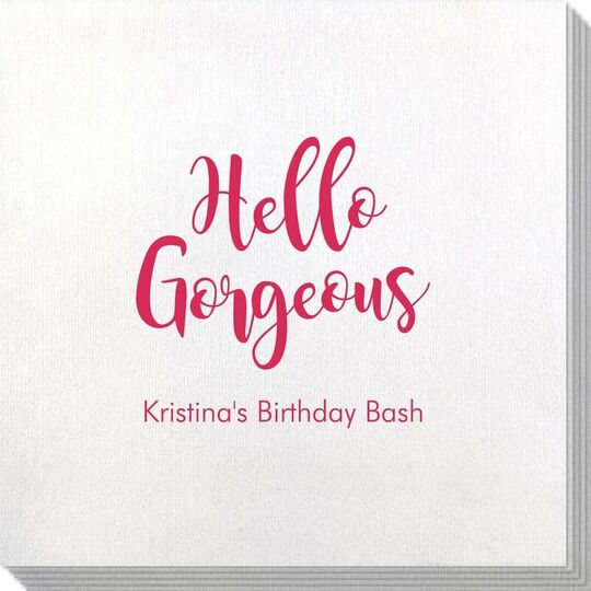 Hello Gorgeous Bamboo Luxe Napkins