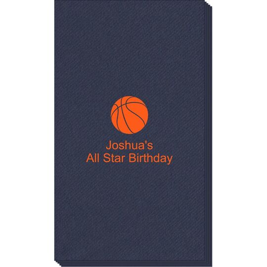 Basketball Linen Like Guest Towels