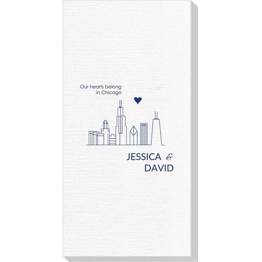 We Love Chicago Deville Guest Towels