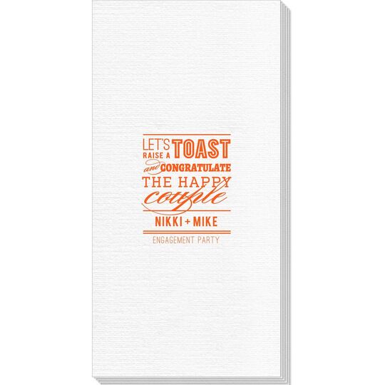 Let's Raise a Toast Deville Guest Towels
