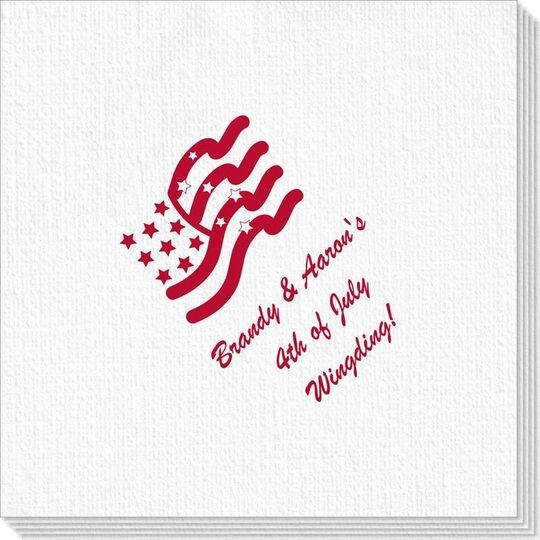 American Flag Deville Napkins