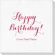 Darling Happy Birthday Deville Napkins Image 2 of 2