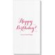 Darling Happy Birthday Deville Guest Towels Image 2 of 2