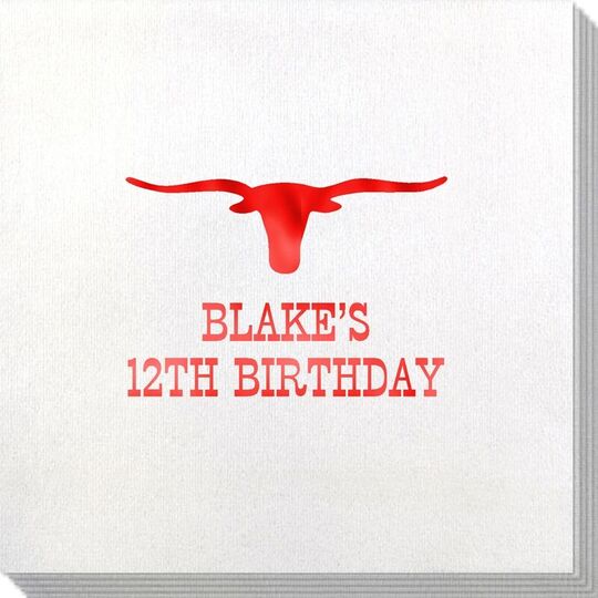 Longhorn Bamboo Luxe Napkins