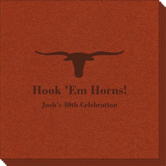 Longhorn Linen Like Napkins