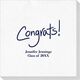 Fun Congrats Deville Napkins Image 1 of 3