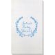 Floral Laurel Wreath Bamboo Luxe Guest Towels Image 2 of 5