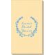 Floral Laurel Wreath Linen Like Guest Towels Image 4 of 5