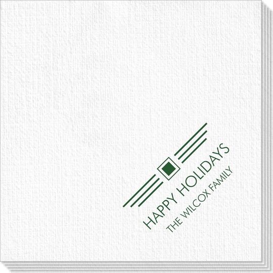 Modern Deco Scroll Deville Napkins