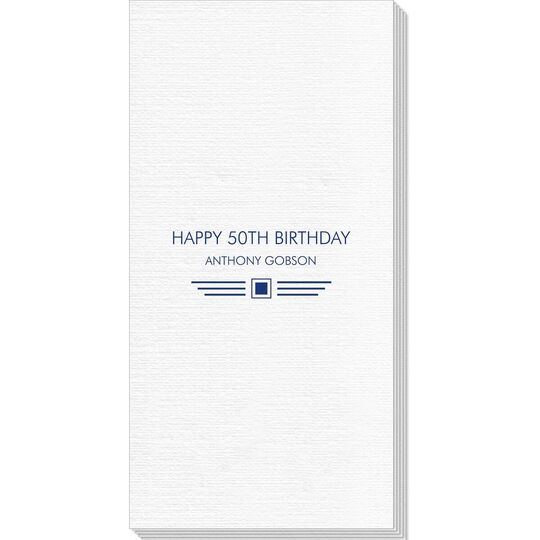 Modern Deco Scroll Deville Guest Towels