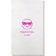 Sunglasses Emoji Bamboo Luxe Guest Towels Image 1 of 2