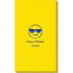 Sunglasses Emoji Linen Like Guest Towels Image 1 of 2