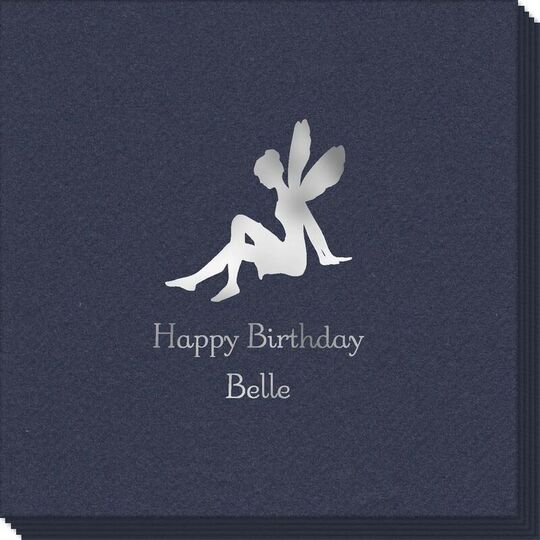 Fairy Silhouette Linen Like Napkins