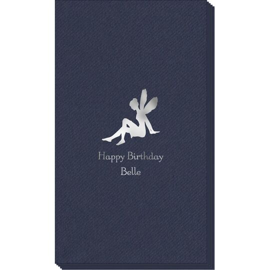 Fairy Silhouette Linen Like Guest Towels