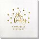 Confetti Dots Oh Baby Bamboo Luxe Napkins Image 3 of 3