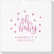 Confetti Dots Oh Baby Deville Napkins Image 2 of 3