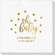 Confetti Dots Oh Baby Deville Napkins Image 3 of 3