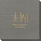 New York City Skyline Bamboo Luxe Napkins Image 1 of 2