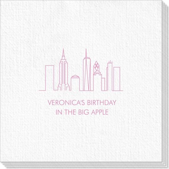 New York City Skyline Deville Napkins