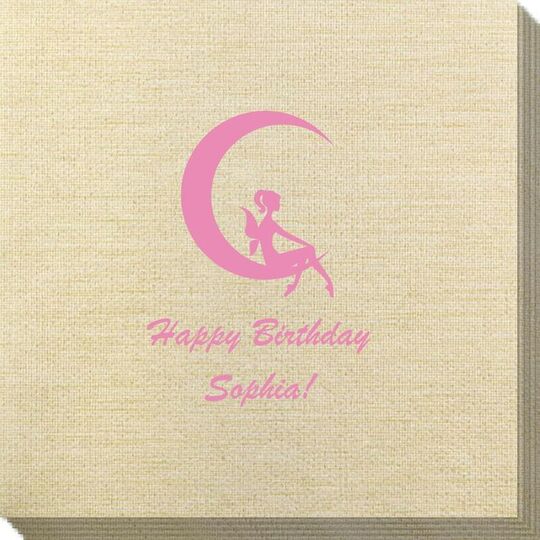 Fairy on the Moon Bamboo Luxe Napkins
