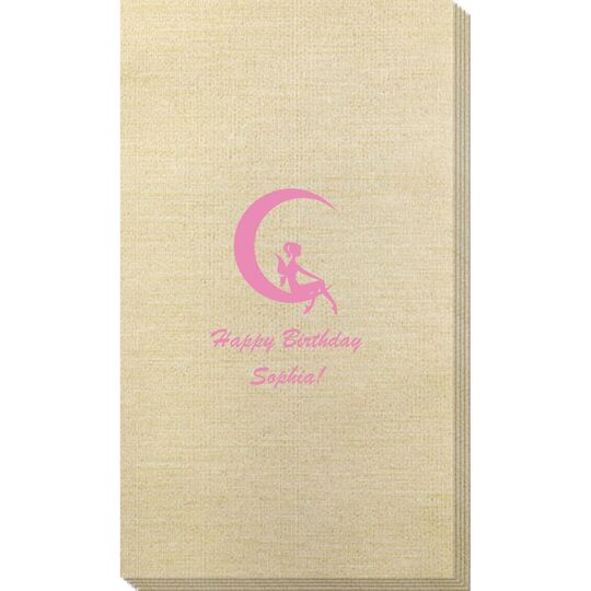 Fairy on the Moon Bamboo Luxe Guest Towels