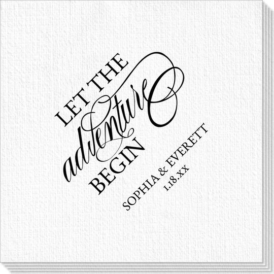 Let the Adventure Begin Deville Napkins