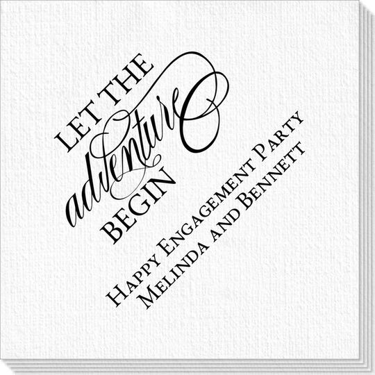 Let the Adventure Begin Deville Napkins