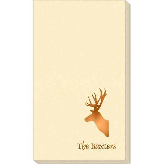 Deer Buck Linen Like Guest Towels